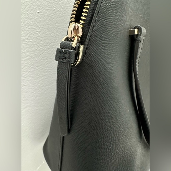 Kate Spade Black Handbag with gold hardware. Crossbody Strap included. - Picture 3 of 16
